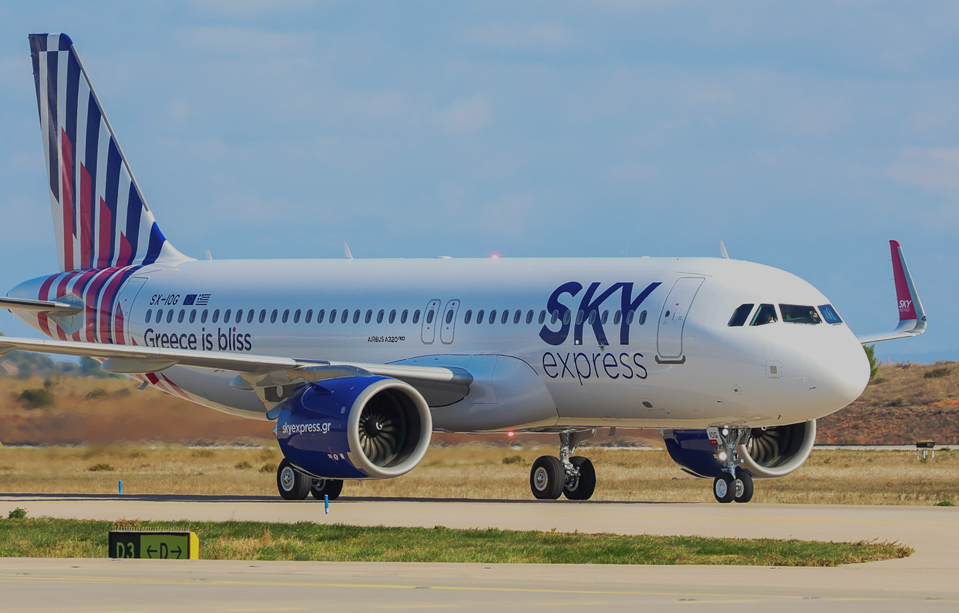 Επέκταση της Sky express σε 3 στρατηγικά αεροδρόμια της Ευρώπης